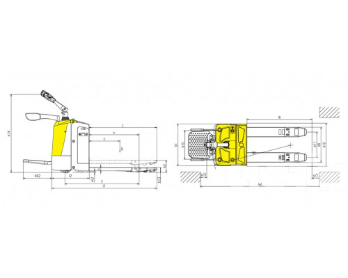 Электротележка Xilin CBD30R-II